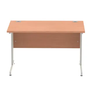 Impulse Straight Desk Cable Managed Leg
