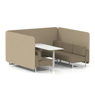 Brixworth Bench Booth in Two Tone