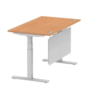 Air Height Adjustable Desk With Cable Ports