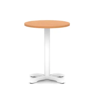 Italia Round Poseur Table With Cross Base
