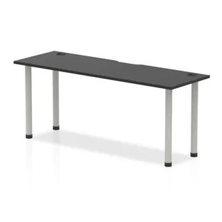 Impulse Black Series Slimline Straight Table