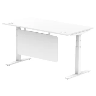 Air Height Adjustable Desk With Cable Ports