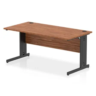 Impulse Straight Desk Cable Managed Leg