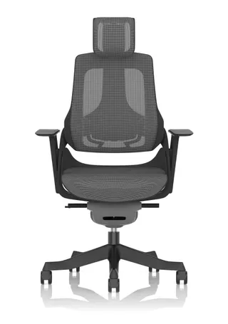 Zure High Back Black Shell Executive Office Chair with Arms