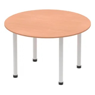 Impulse Round Table With Post Leg
