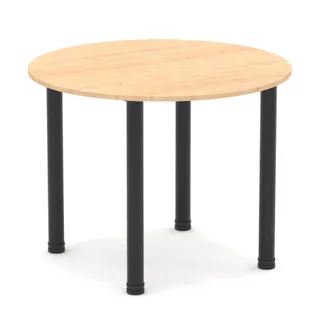 Impulse Round Table With Post Leg