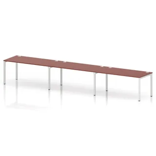 Impulse Single Row Bench Desk - 3 Person