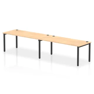 Impulse Single Row Bench Desk - 2 Person