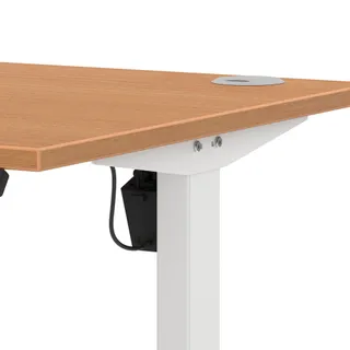 Air Lite Height Adjustable Desk With Cable Ports
