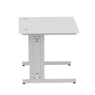 Impulse Straight Desk Cable Managed Leg