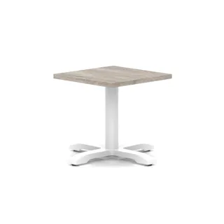 Italia Square Coffee Table With Cross Base