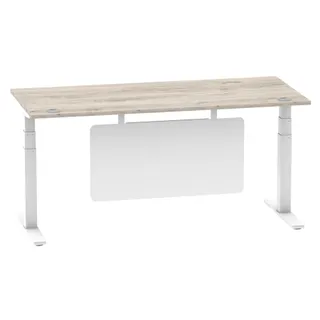 Air Height Adjustable Desk With Cable Ports