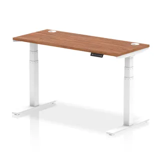 EE - Air Height Adjustable Slimline Desk With Cable Ports