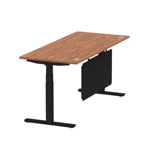 Air Height Adjustable Desk With Cable Ports