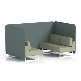 Brixworth Bench Booth in Two Tone