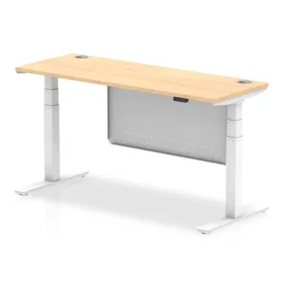 Air Height Adjustable Slimline Desk With Cable Ports