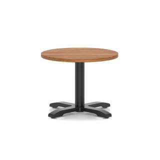 Italia Round Coffee Table With Cross Base