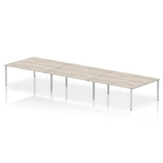 Impulse B2B Bench Desk - 6 Person