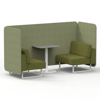 Brixworth Bench Booth in Two Tone