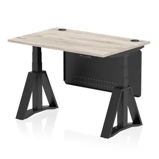 Air Height Adjustable Desk With Cable Ports