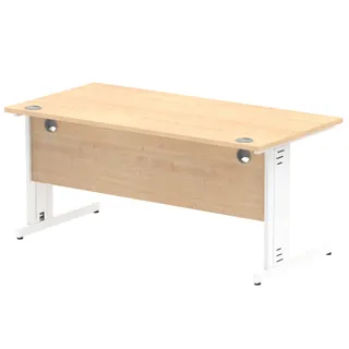 Impulse Straight Desk Cable Managed Leg