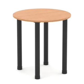 Impulse Round Table With Post Leg