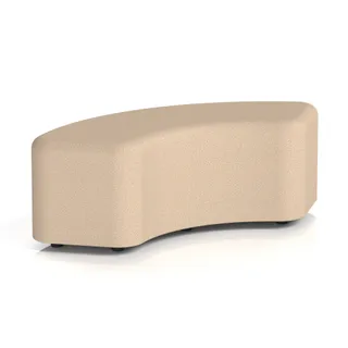 Harlestone Curved Stool in Single Tone
