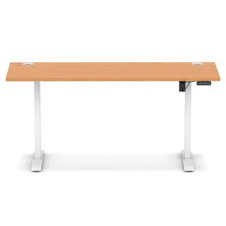 Air Lite Height Adjustable Slimline Desk With Cable Ports