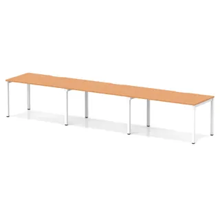 Evolve Plus Single Row Bench Desk - 3 Person