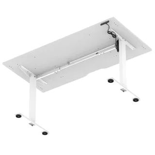 Air Lite Height Adjustable Desk With Scalloped Edge