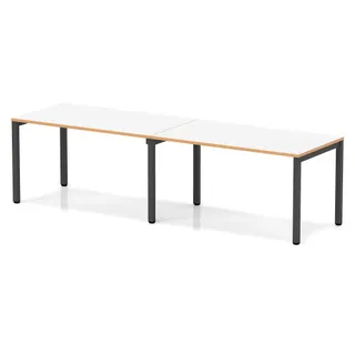 Evolve Plus Single Row Bench Desk - 2 Person