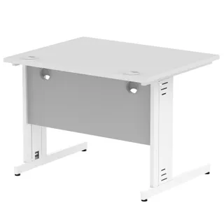Impulse Straight Desk Cable Managed Leg