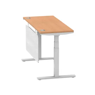 Air Height Adjustable Slimline Desk With Cable Ports