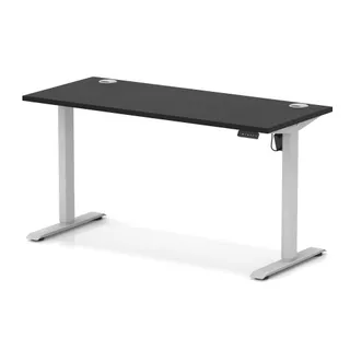 OE - Air Lite Height Adjustable Slimline Desk With Cable Ports