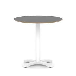 Brixworth Round Coffee Table With Cross Base