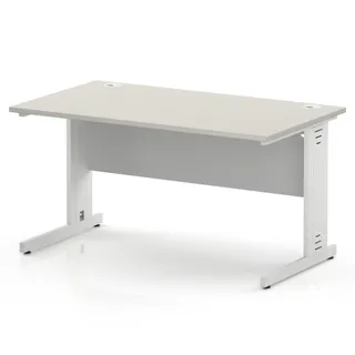 Impulse Straight Desk Cable Managed Leg