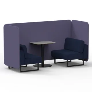 Brixworth Bench Booth in Two Tone