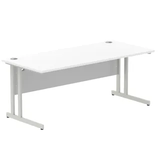 Impulse Straight Desk Cantilever Leg