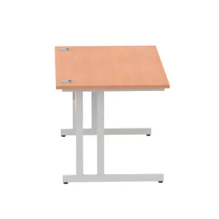 Impulse Straight Desk Cantilever Leg