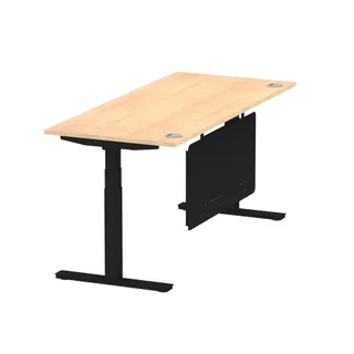 Air Height Adjustable Desk With Cable Ports
