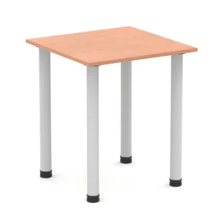 Impulse Square Table With Post Leg