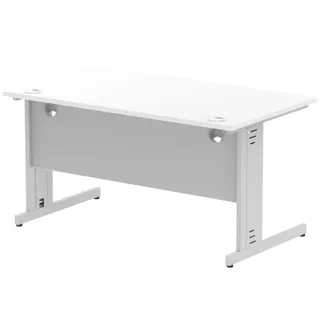 Impulse Straight Desk Cable Managed Leg