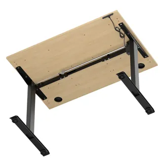 Air Lite Height Adjustable Desk With Cable Ports