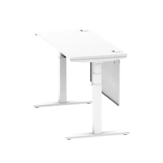 Air Height Adjustable Slimline Desk With Cable Ports