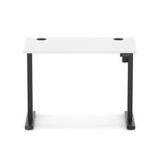Air Lite Height Adjustable Slimline Desk With Cable Ports