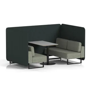 Brixworth Bench Booth in Two Tone