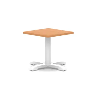 Italia Square Coffee Table With Cross Base