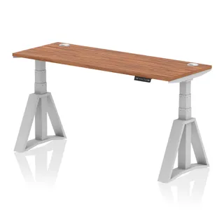 Air Height Adjustable Slimline Desk With Cable Ports
