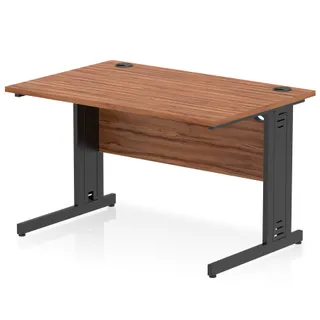 Impulse Straight Desk Cable Managed Leg