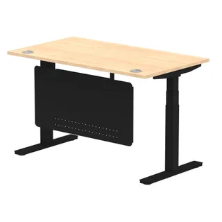 Air Height Adjustable Desk With Cable Ports